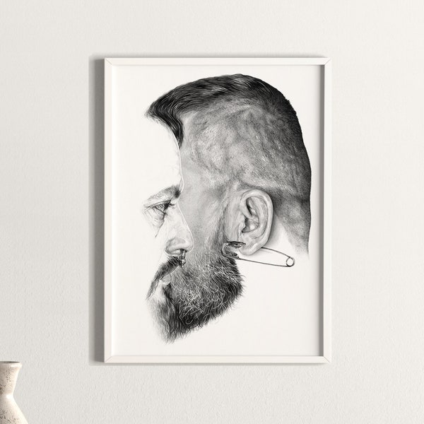 A3 / Poster / Print / Illustration / Art / Giclée / Archival / Wall decor / Design / Home decor /  297x420mm / Surrealism / Hahnemühle