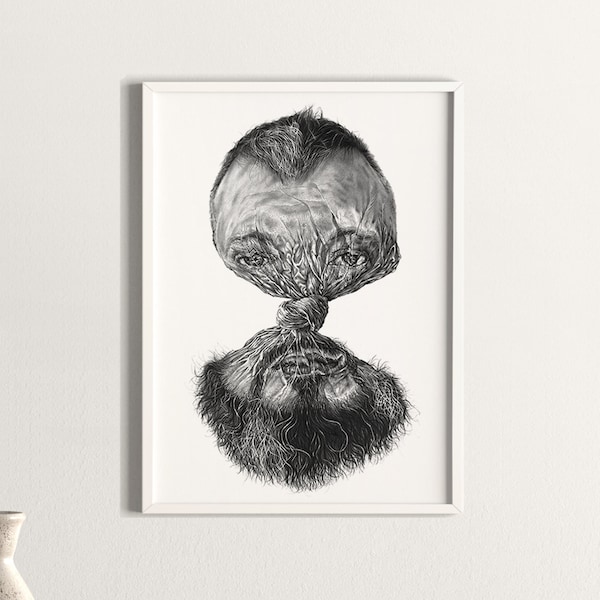 A3 / Poster / Print / Illustration / Portrait / Giclée / Art / Home Decor / Museum / Fine Art / Contemporary / 420x297 cm / Hahnemühle