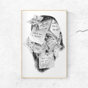 40x60cm / Illustration / Poster / Print / Art / Museum / Portrait / Wall / Home / Decor / Surrealism / Lowbrow / Hahnemühle