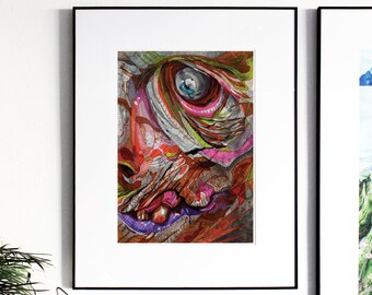 Art print. Fine art giclée print with archival inks