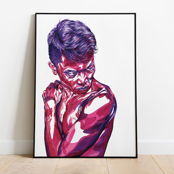 30x40cm / Art print / Fine art / Giclée / Hahnemühle paper / Portrait / Poster / llustration / Interior /Design