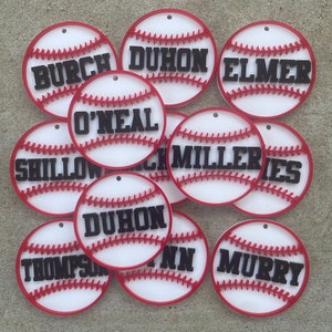 Baseball personalisierte Marke, Baseball Schlüsselbund, Baseball Team Geschenk