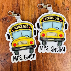 Schulbusfahrer Schlüsselbund, Busfahrer Geschenk, Busfahrer Schlüsselbund