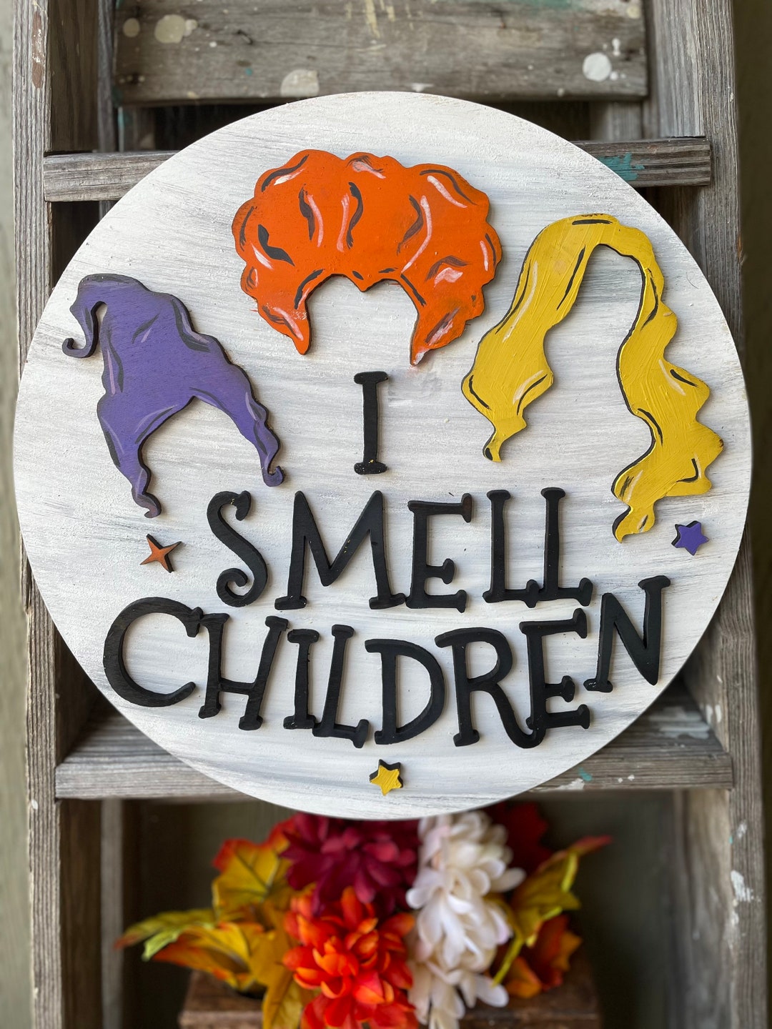 Hocus Pocus Door Hanger I Smell Children Door Hanger - Etsy