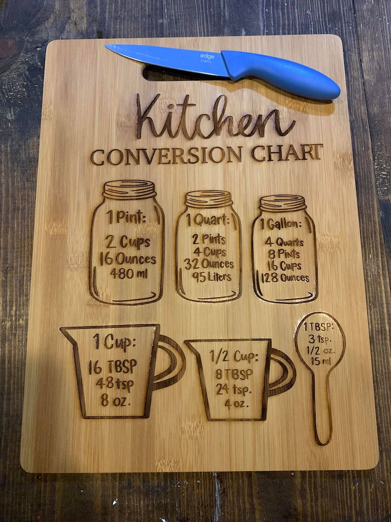 kitchen-conversion-chart-cutting-board-engraved-cutting-etsy