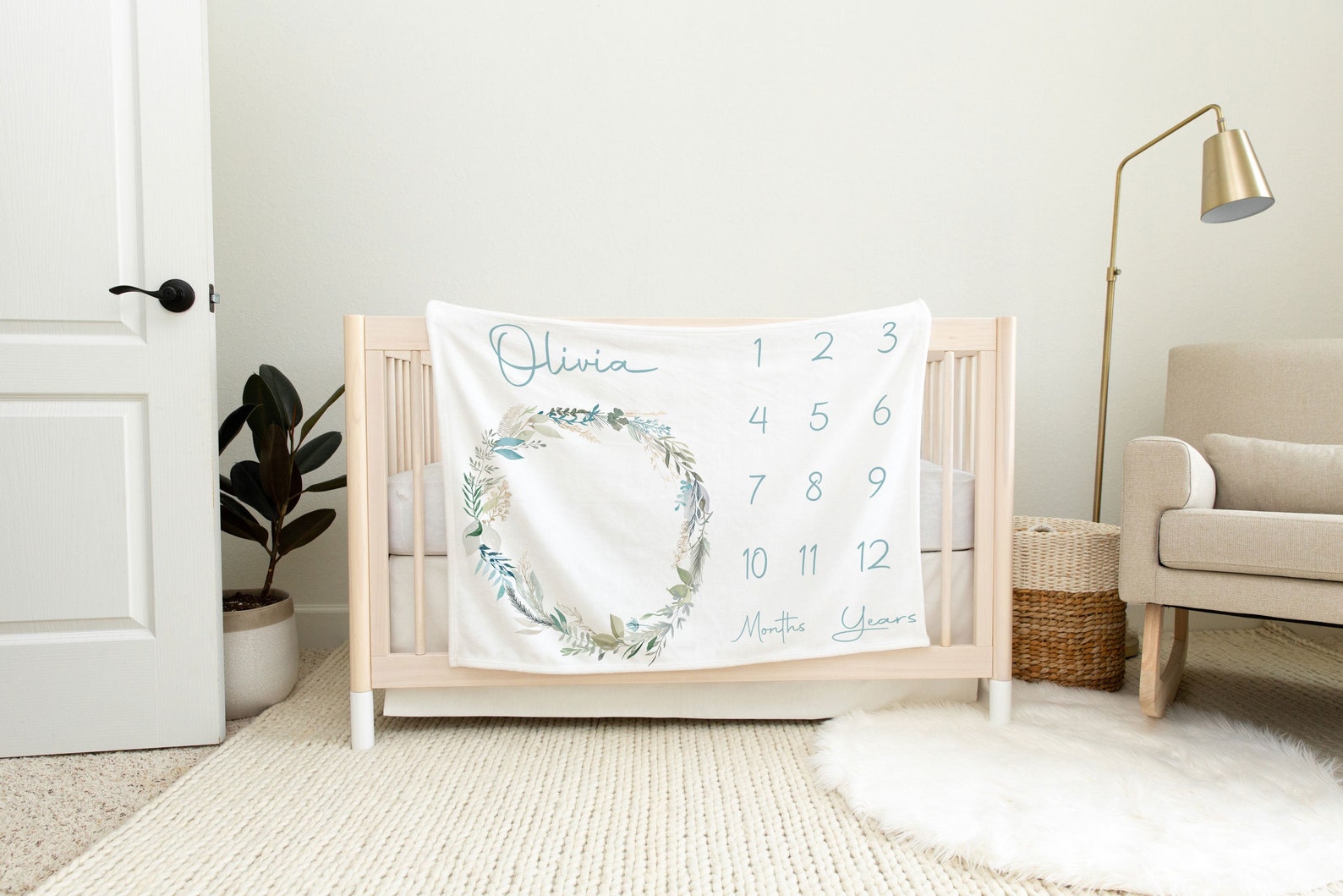 Milestone Blanket Baby Age Blanket Watch Me Grow Custom Etsy Denmark