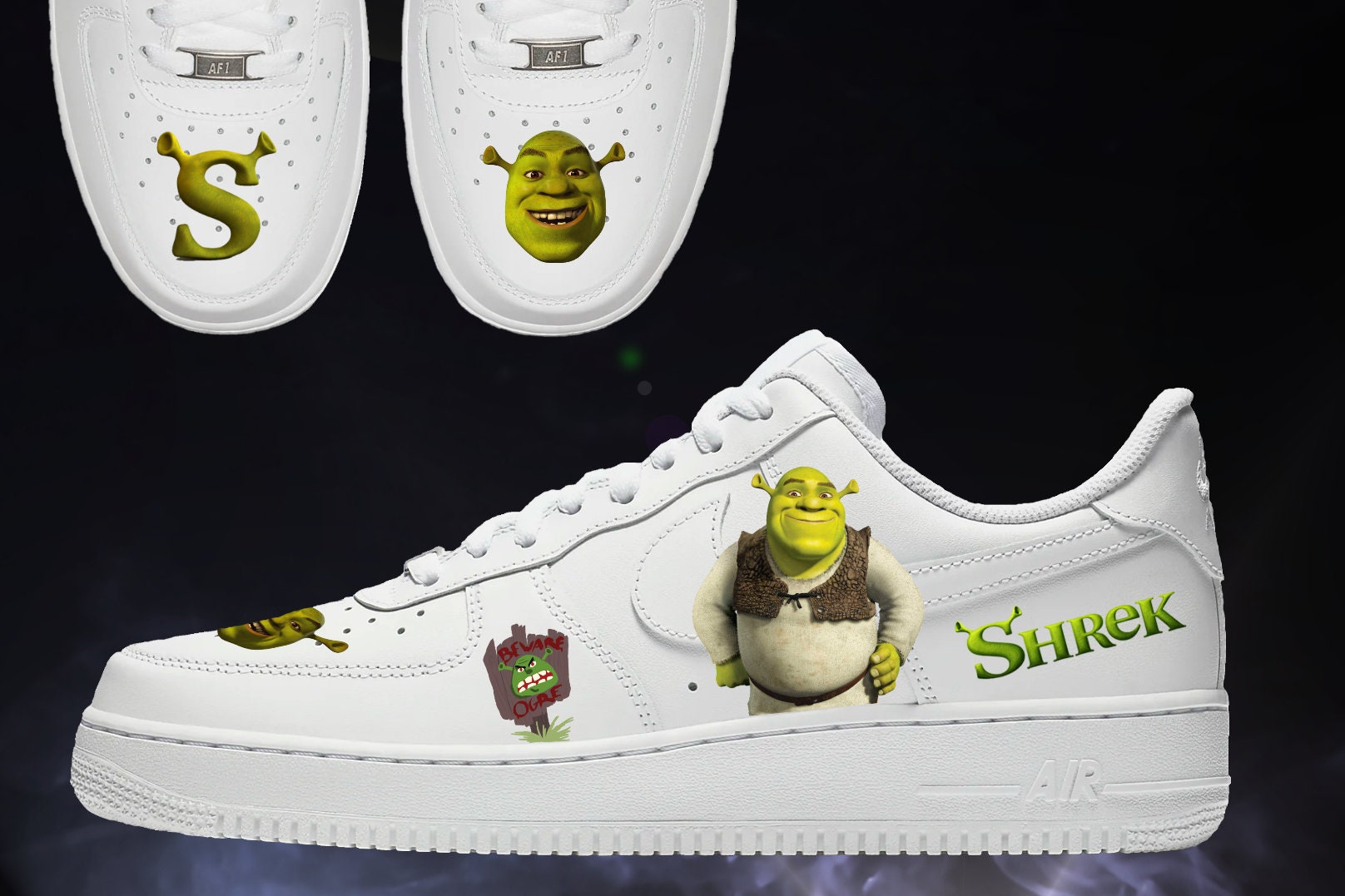 nike air force one shrek