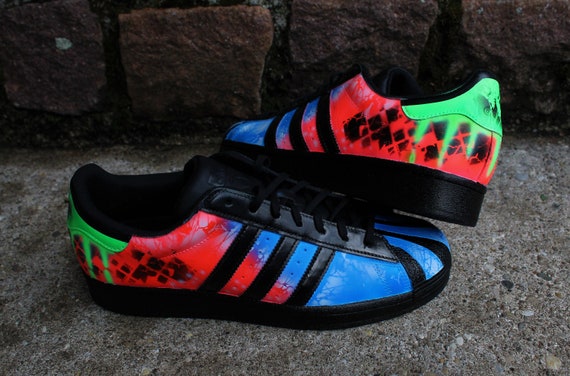 adidas superstar neon