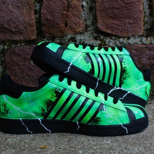 Custom Airbrush Painted Original Adidas Superstar Etsy