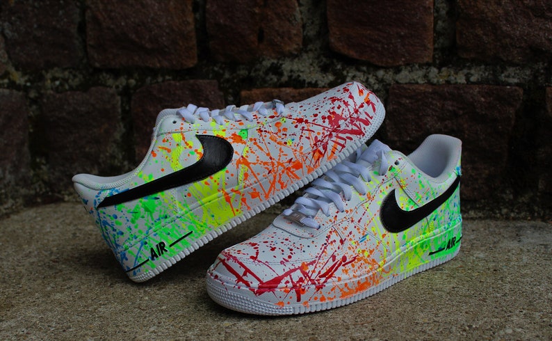 air force 1 with neon