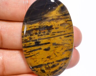 Jasper Gemstone Dual Stone Tiger Eye Bumble Mix Dual Gemstone Natural Tiger Bumble Bee Stone Designer Jasper Wirewrap Stone