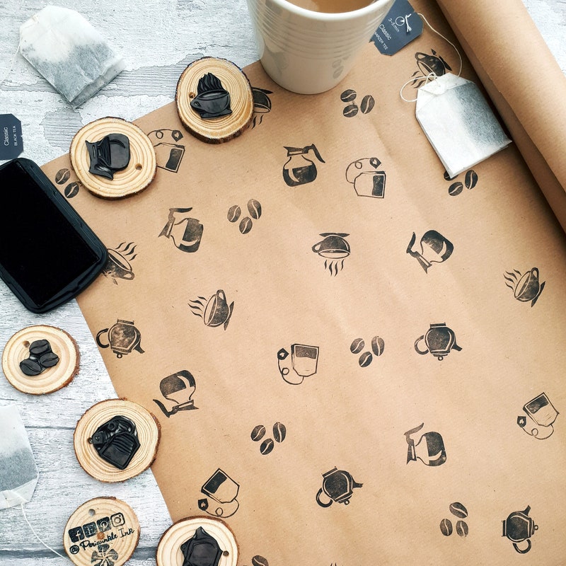 Coffee Cup Stamp - Etsy