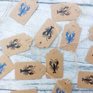 Sea Creatures Ink Stamps, Star Fish, Crab, Turtle, Jellyfish, Sea Horse, Angler Fish Printing Blocks, DIY Eco Wrapping Paper, Aquatic Stamps image 12