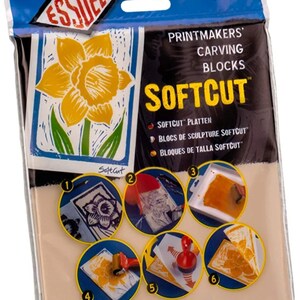 Essdee SoftCut Printmaking and Carving Blocks (Pack of 2) 200x150mm 3.0/SC3-2