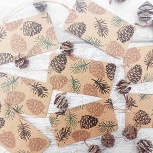 Seeds Ink Stamps, Pine Cone, Sycamore, Dandelion, Acorn, Poppy, Rosehip Printing Block, Hand Carved Rubber Stamp, DIY Eco Wrapping Paper image 15
