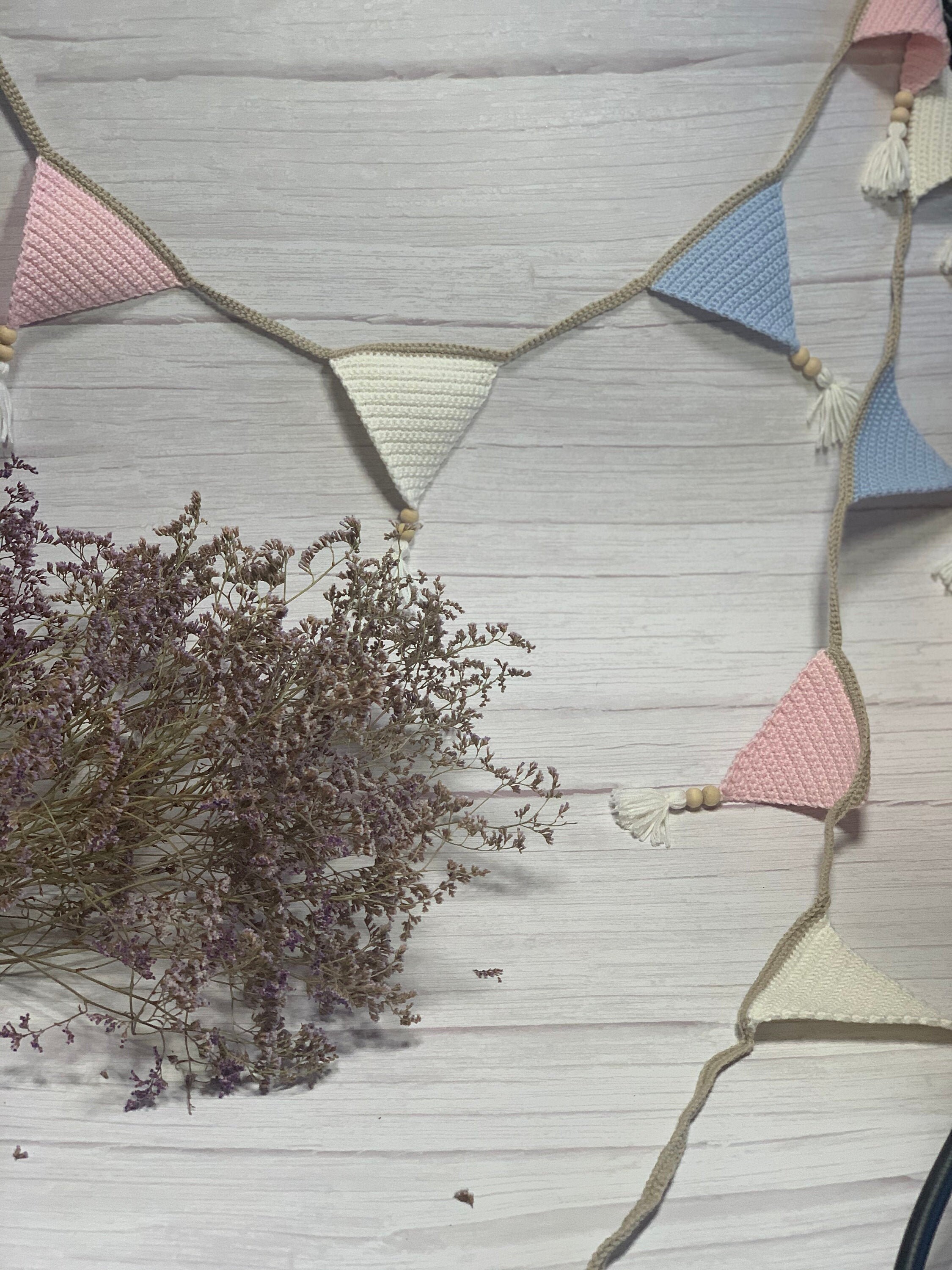 Boho Baby Bunting Garland Nursery Garland Baby Room Decor Etsy UK