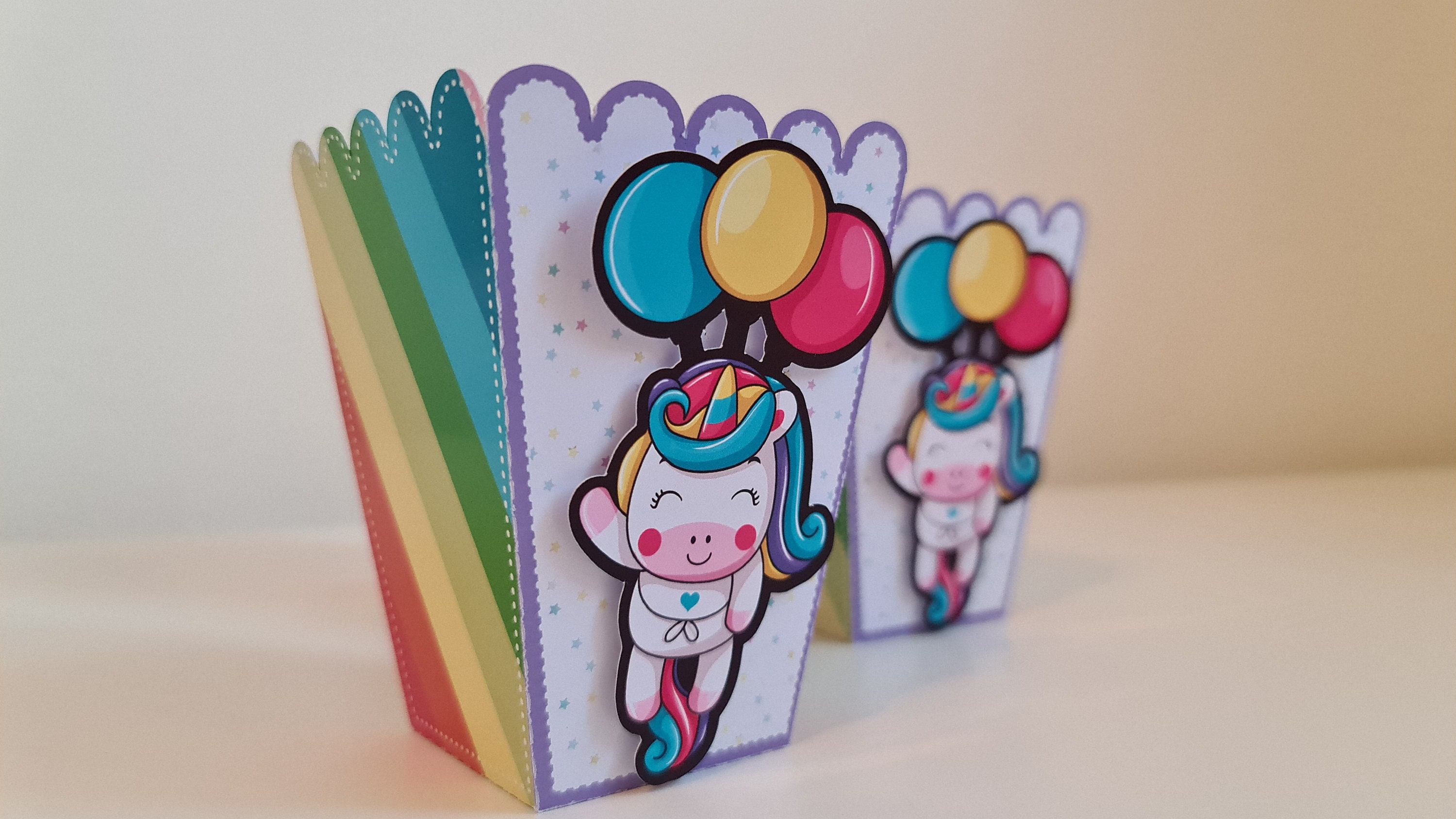 10 St. Popcorn box Einhorn Unicorn Party Deko Etsy.de