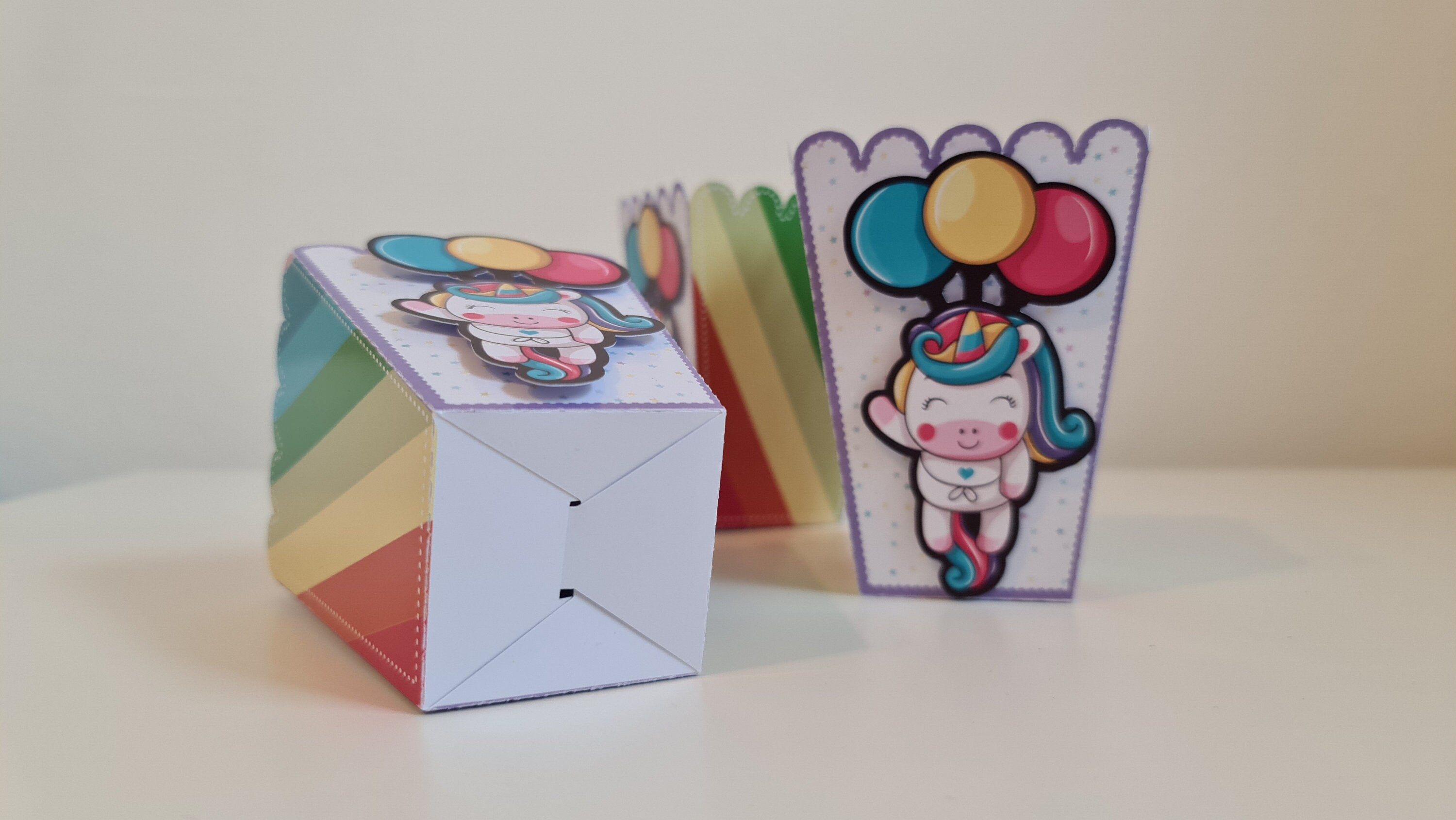10 St. Popcorn box Einhorn Unicorn Party Deko Etsy