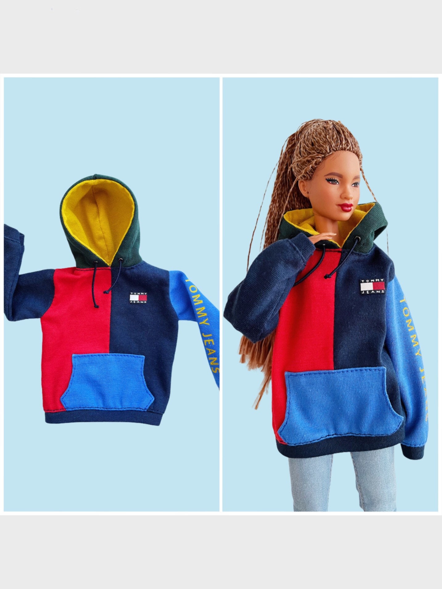 setscale color block hooded jacket