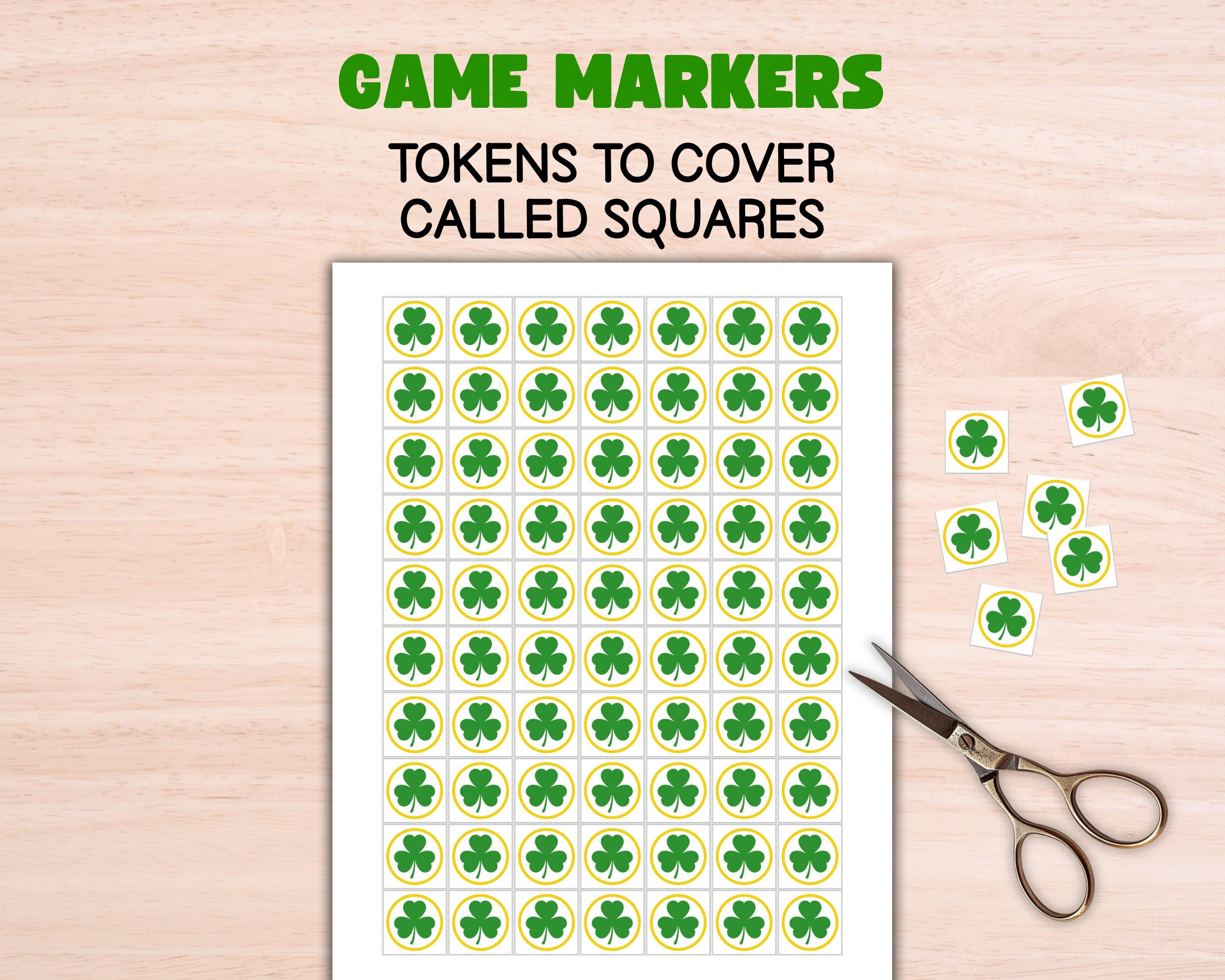 St. Patricks Day Bingo Cards Printable Game, 100 Unique Cards, St ...