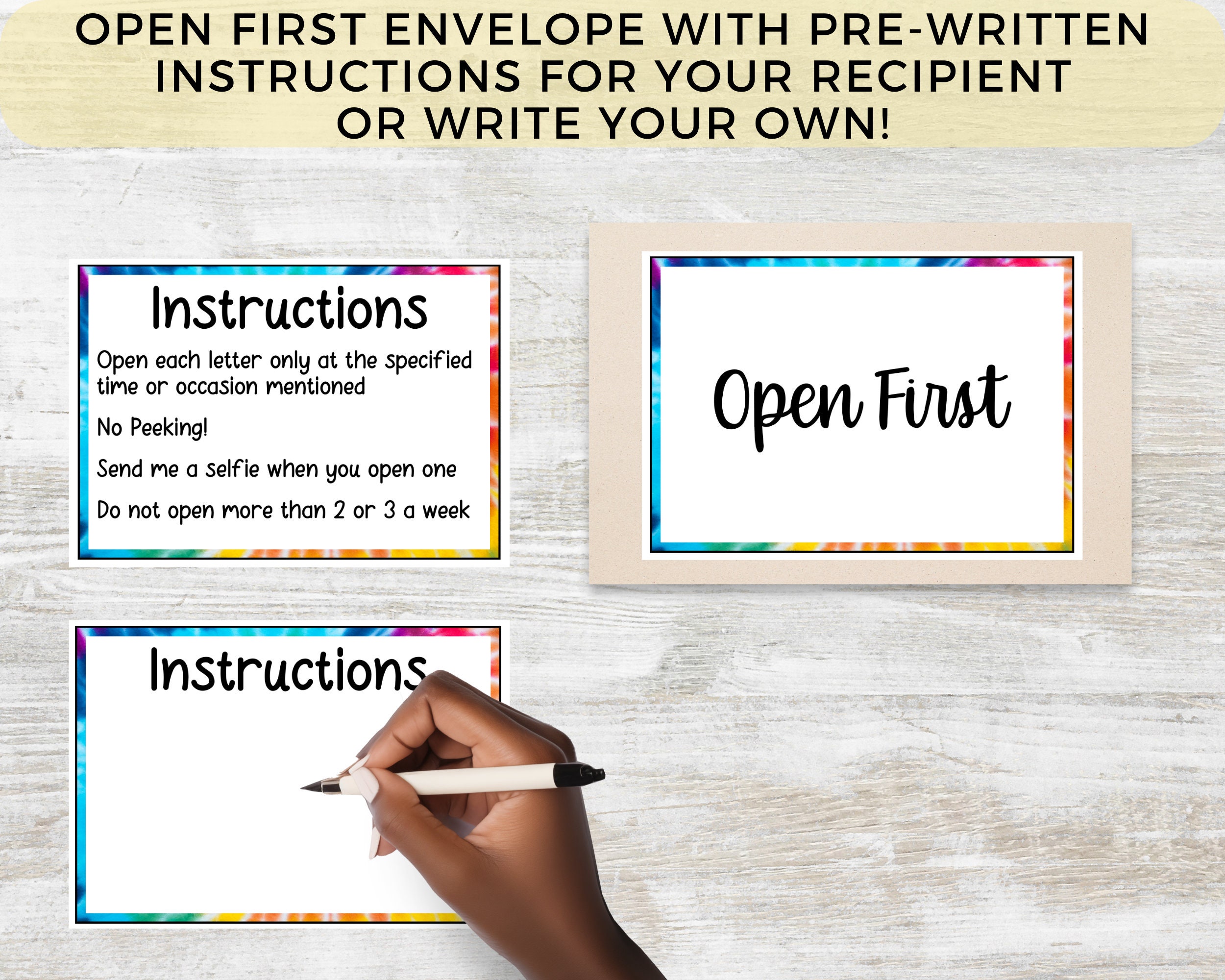 Student Envelopes Printable Open When Envelopes College Students, 71 Open When Letters ...
