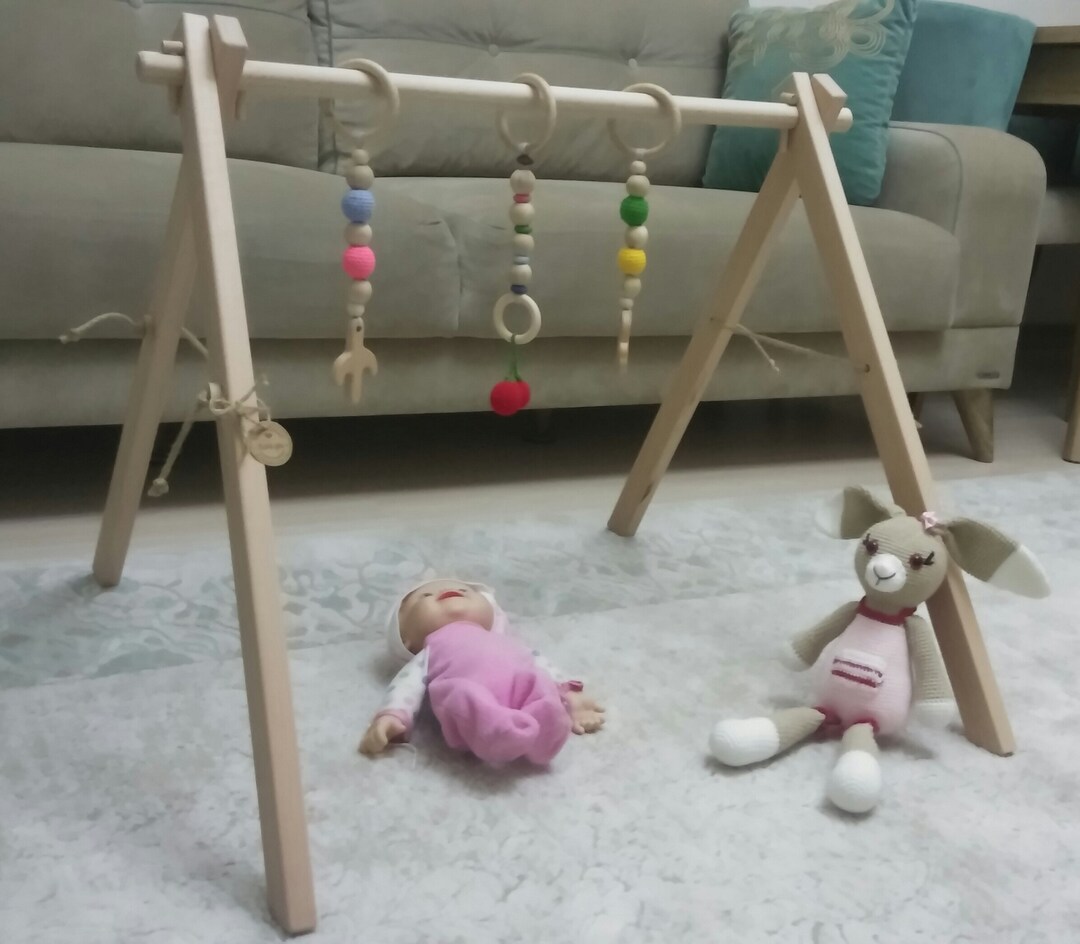 Baby Play Gym, Baby Activity Gym, Mobile Activity Gym, Wood Play Gym