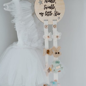 Percha para horquillas - Porta hebillas - Organizador de armario - Decoración para habitación de niña