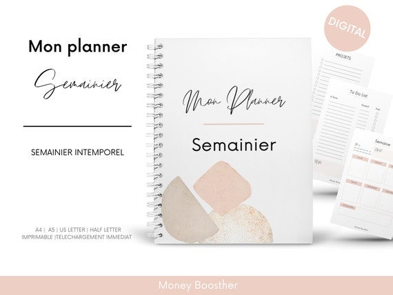 Week Planner, french