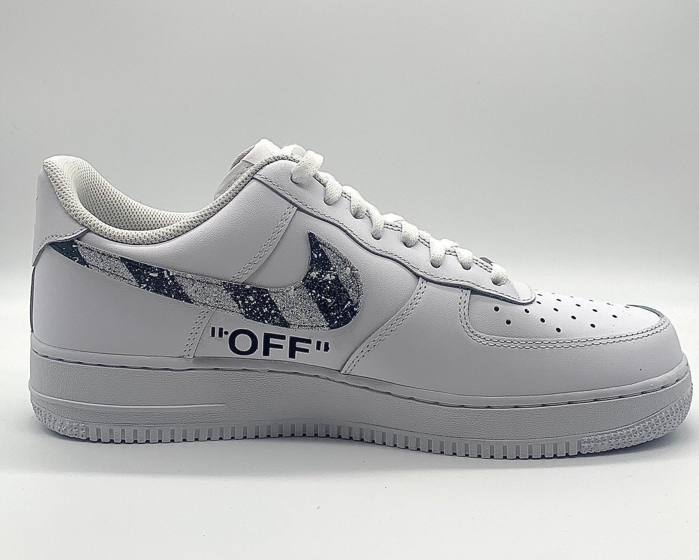 personalised white air force
