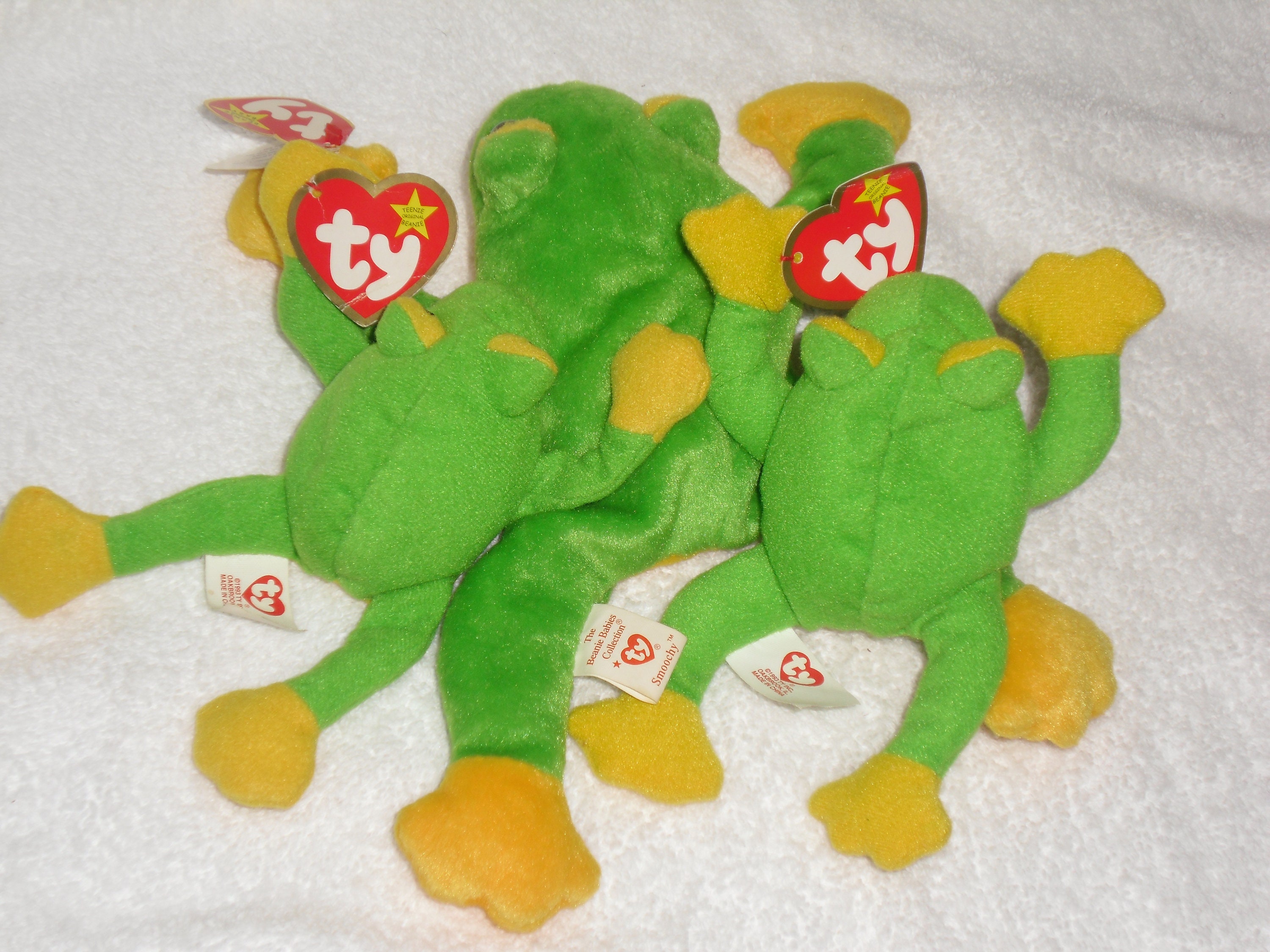 Retired Smoochy 1997 Beanie Babies and Teenie Beanie Babies - Etsy