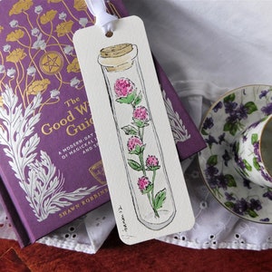 Red Clover Original Artwork/Botanical Art/Watercolor Bookmarks by Jamie Anderson