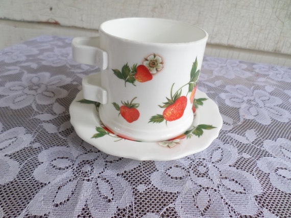 Vintage Strawberry Lane Tea/Mug & Saucer Set
