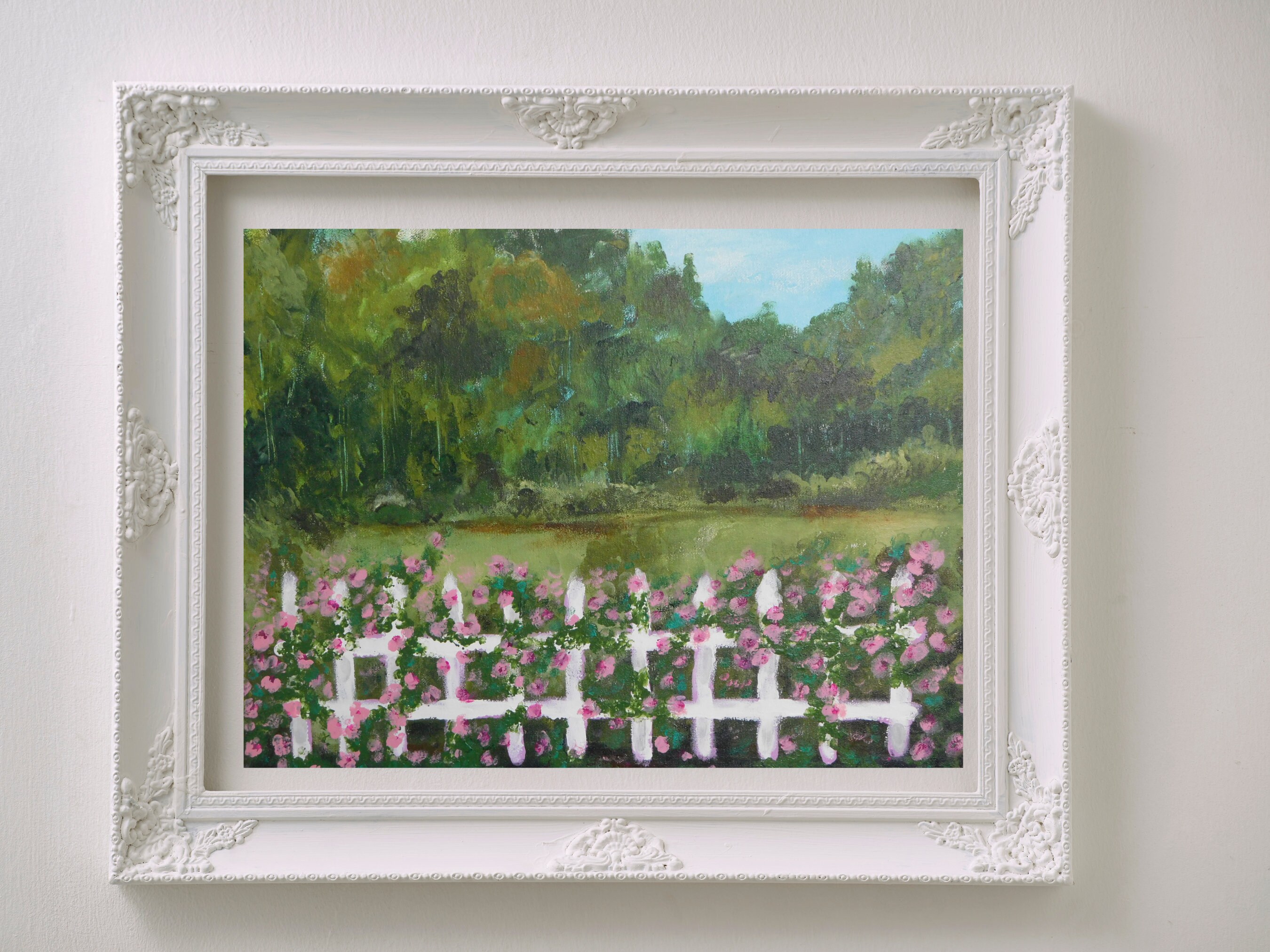 Abundance, Finger Painting, Printable Botanical Art, PDF, Digital Download Etsy