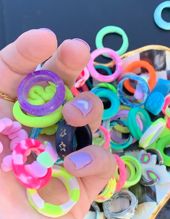 2 PACK TRENDY/ AESTHETIC Ring Bundle Etsy