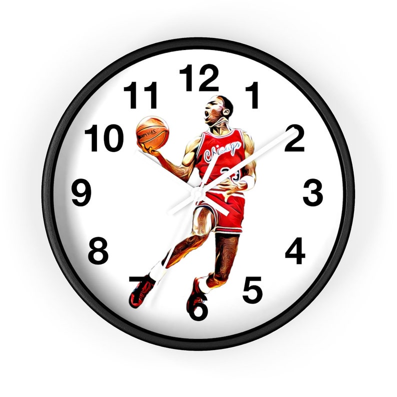 Michael Jordan Wall Clock Etsy