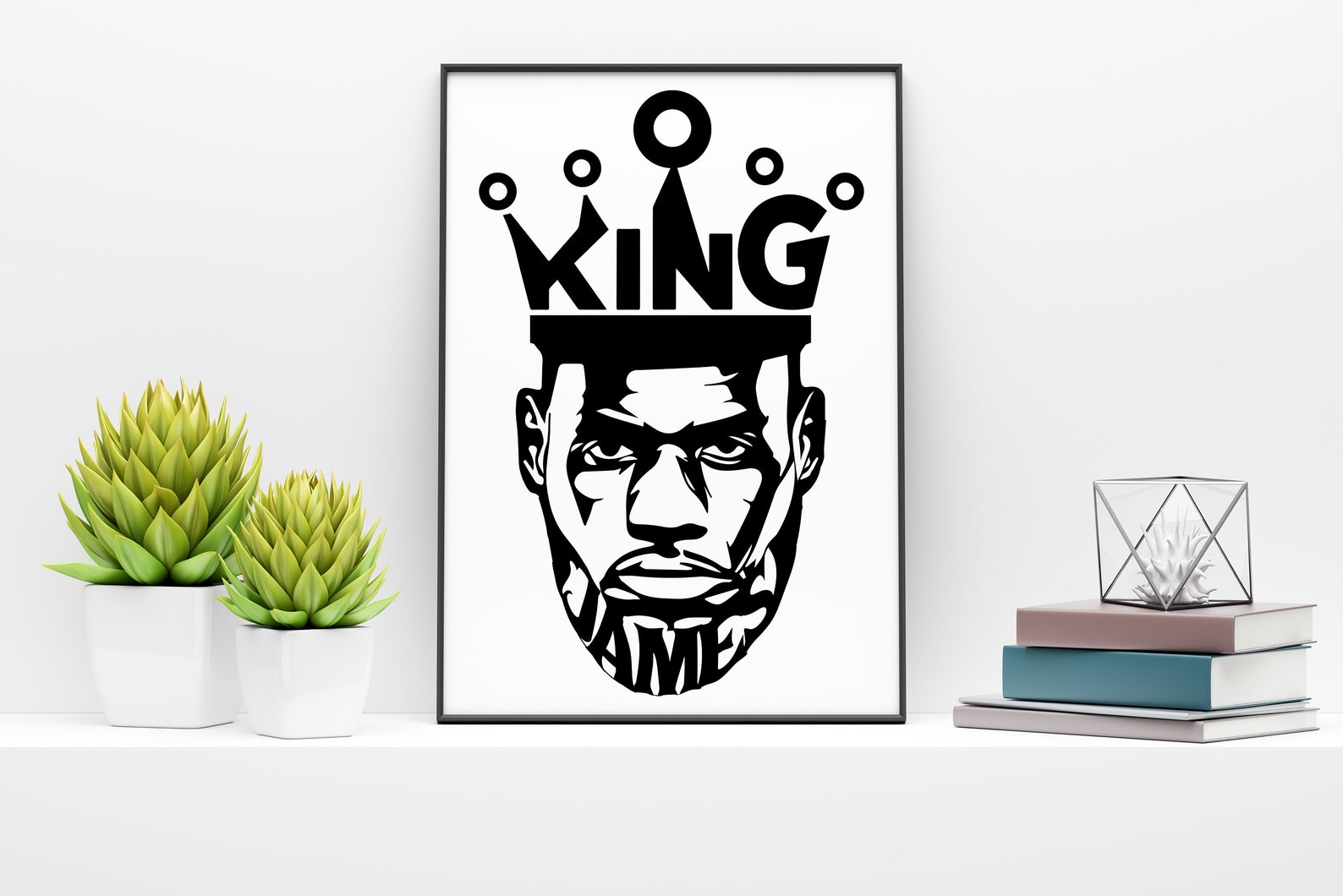 King Lebron James Printable Wall Art Poster Digital Download | Etsy