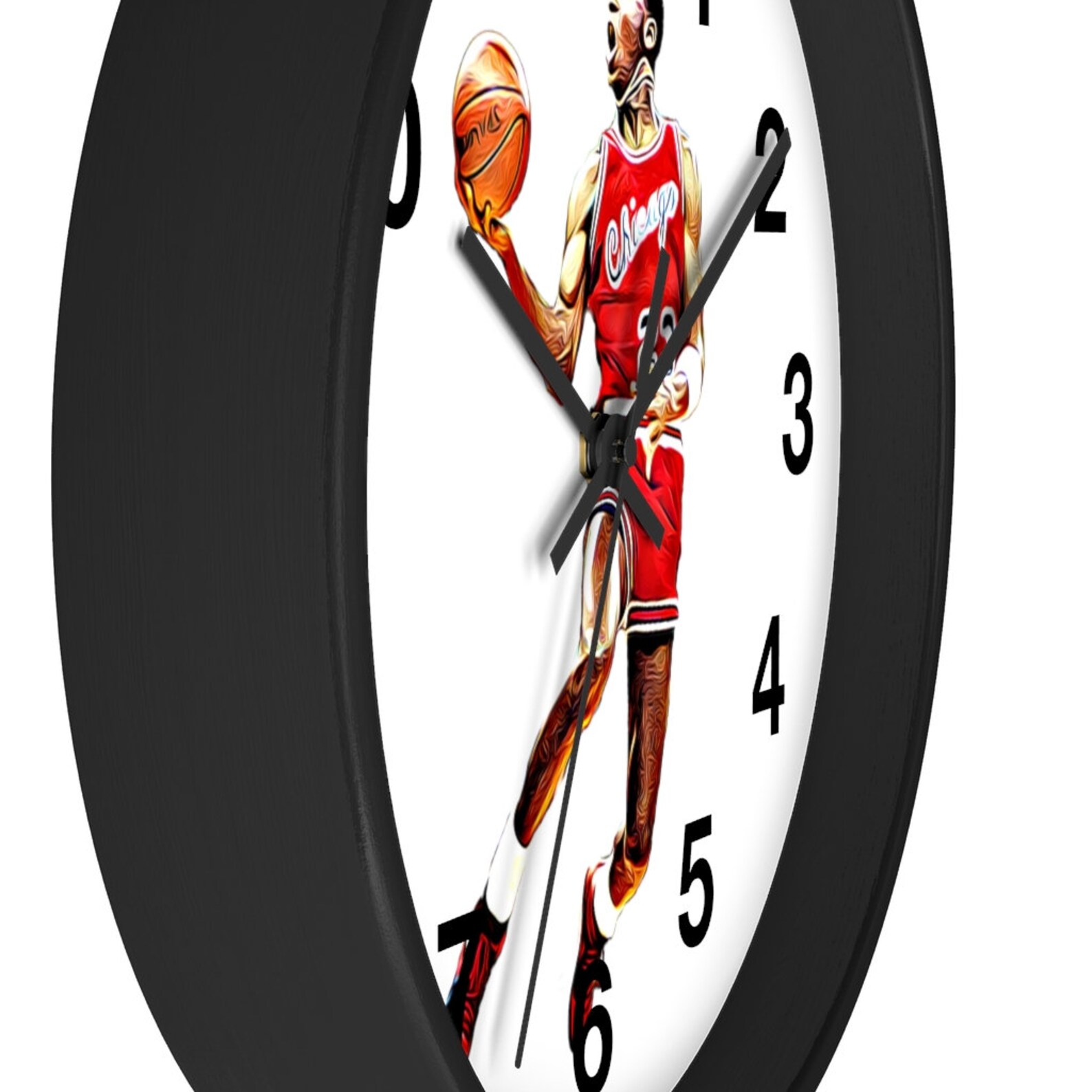 michael jordan shoe wall clock