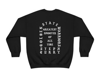 Steph Curry Golden State Warriors I Feel Like Steph Black/White Crewneck Sweatshirt