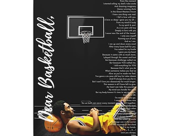 Dear Basketball Kobe Canvas (New)