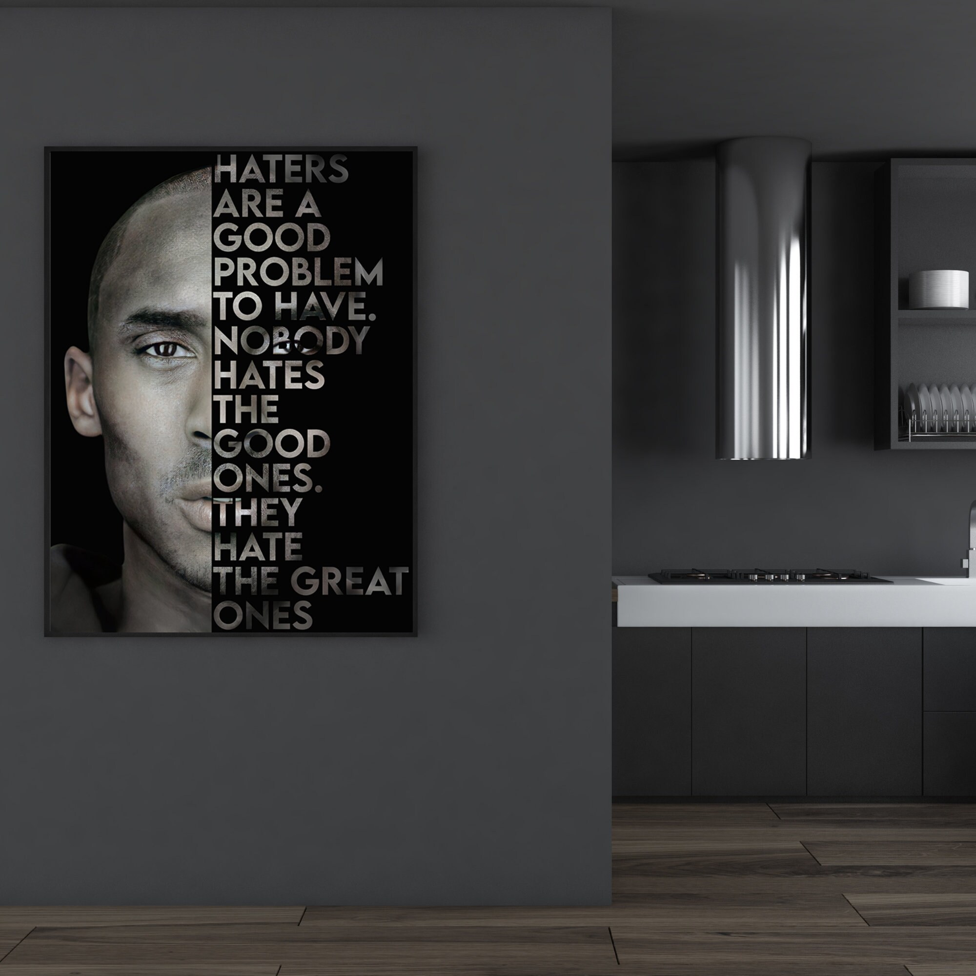 Haters Quote Canvas Poster Wall Art