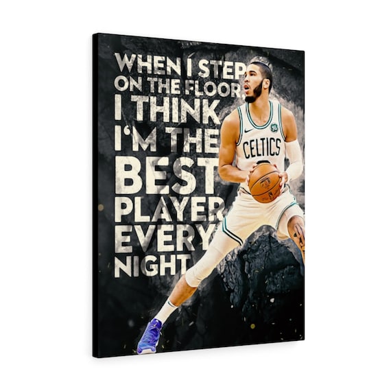 Buy Jayson Tatum Boston Celtics Motivational Quote Canvas Gallery Online in  India - Etsy