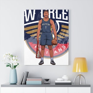 Zion Williamson New Orleans Art Canvas