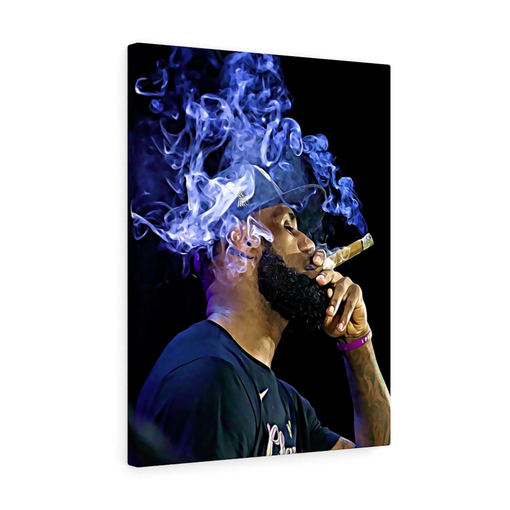 lebron cigarette lakers