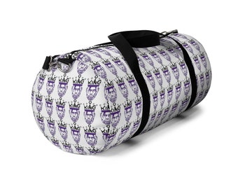 Lebron King James Black & Purple Duffel Bag