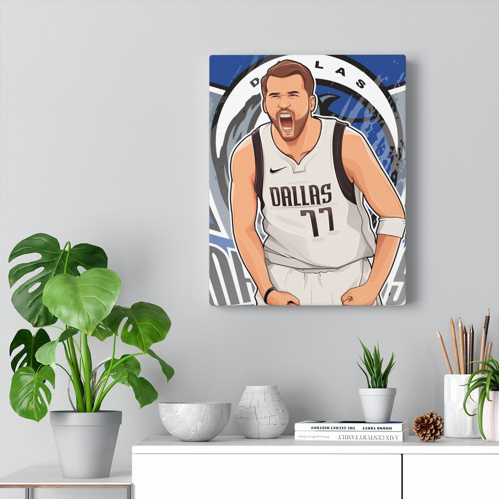 Whole lotta Luka Doncic Dallas Mavericks Poster Canvas - Roostershirt