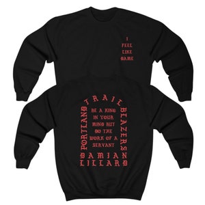 Damian Lillard I Feel Like Dame Portland Trail Blazers Bluza z okrągłym dekoltem