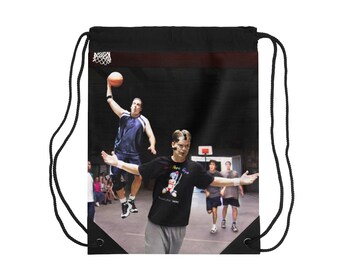 The Office Michael Scott Dwight Schrute Alley-oop Drawstring Bag