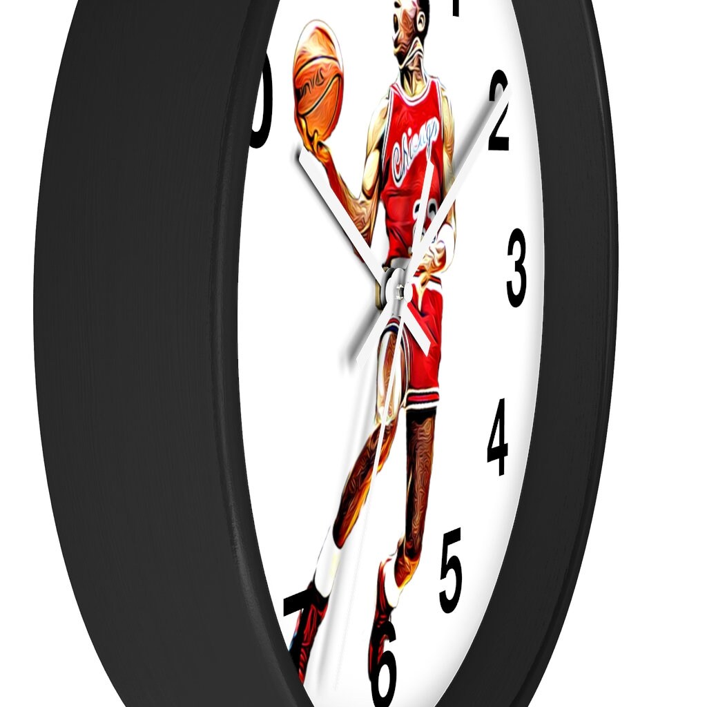 Michael Jordan Wall Clock Etsy