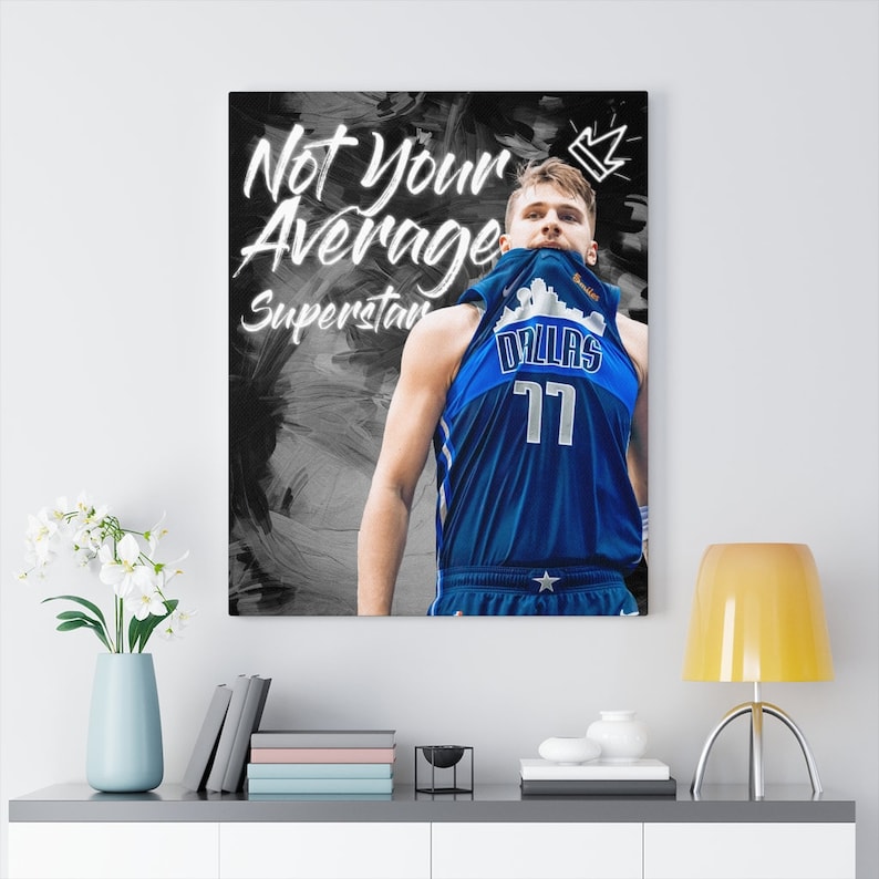 Luka Doncic Dallas Mavs Motivational Quote Canvas Gallery Wraps Luka Doncic Dallas Mavs Motivational Quote Canvas Gallery Wraps