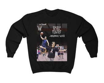 The Office Michael Scott Dwight Schrute Alley-oop Unisex Heavy Blend Crewneck Sweatshirt